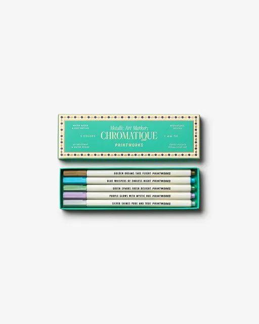 Metallic Art Markers by Printworks