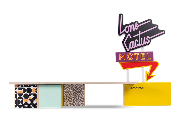 Lone Cactus Motel Playset by Candylab