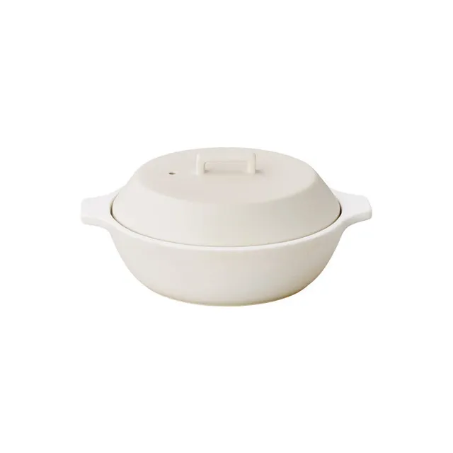 KAKOMI Ceramic Pot 1.2L by KINTO