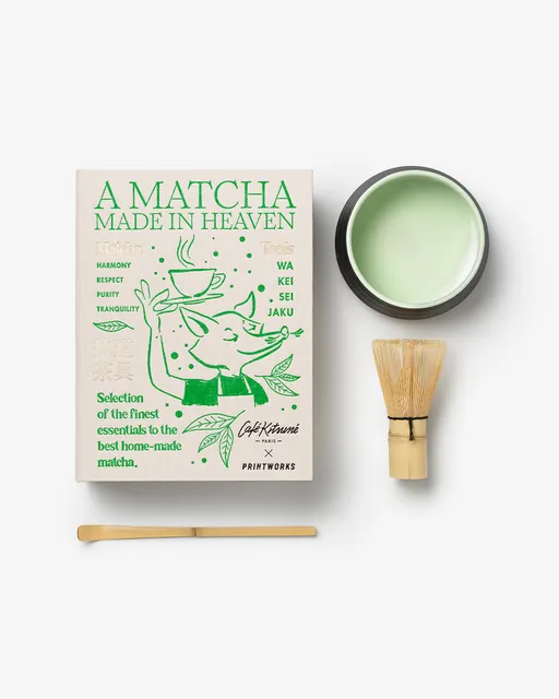 Café Kitsuné Matcha Tools by Printworks
