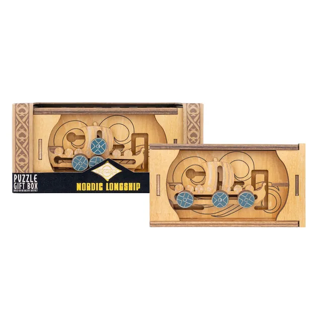 Nordic Longship Secret Box by Project Genius