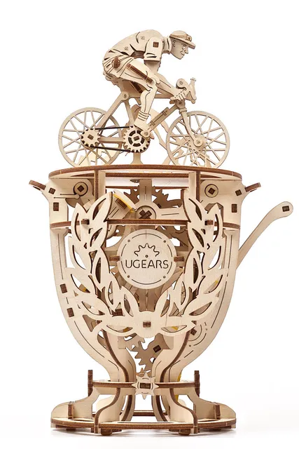 Automaton Cyclist Model Kit by Ugears
