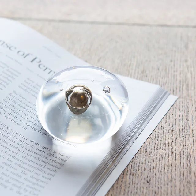 Dew Glow Glass Paperweight by YSTUDIO