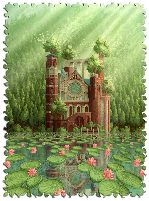 Cathedral of the Changing Tides Puzzle by Artifact Puzzles
