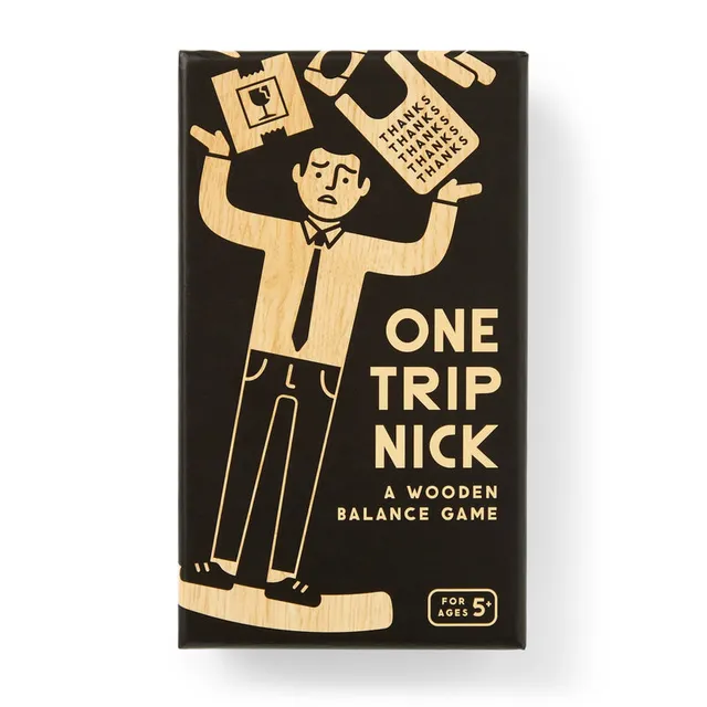 One Trip Nick Balance Game by Galison